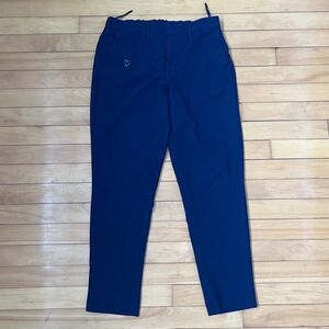 Zadig & Voltaire Navy Blue Tailored Straight Leg Pants Rhinestone Small / W28